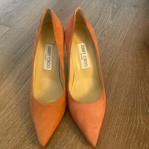 Authentic Jimmy Choo Suede Heels